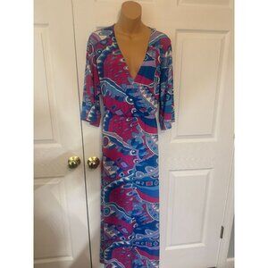 Nikki Poulos Womens Long Maxi Dress XL
